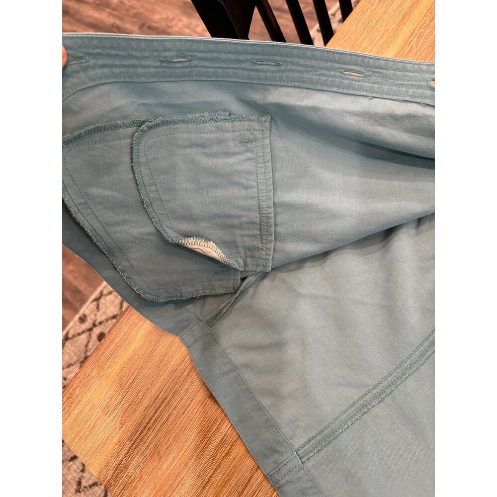 VINTAGE ORVIS DENIM BUTTON DOWN VEST TEAL COLOR SIZE MEDIUM - Picture 9 of 9